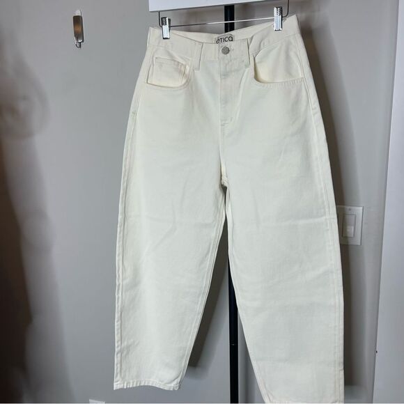 ETICA New Iris Relaxed barrel jeans denim - Picture 4 of 8